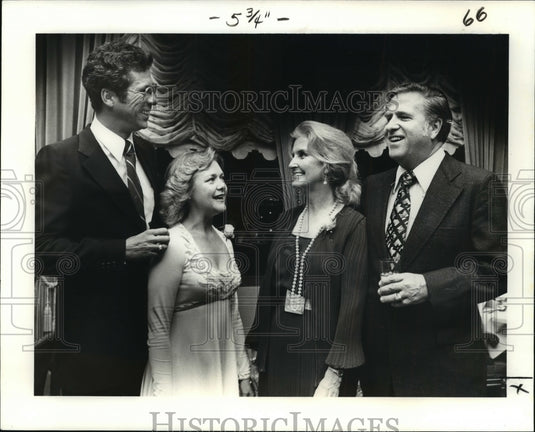 1979 Press Photo New Orleans Society-Jim & Camille Yeldell, Carol & Don Andrews