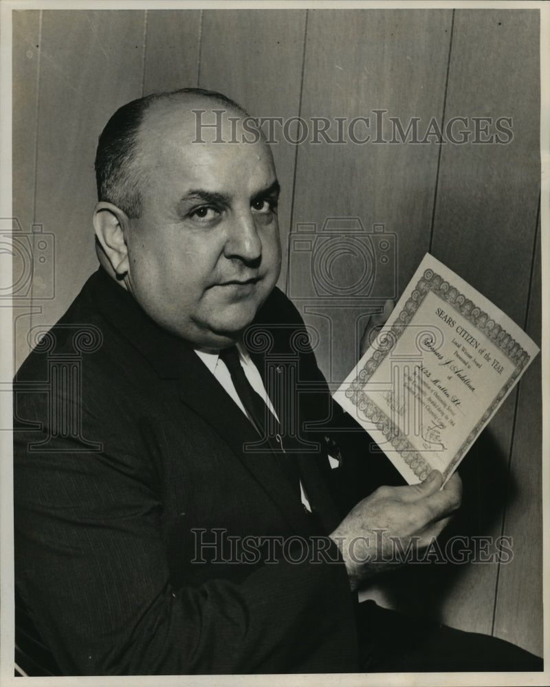 1964 Press Photo Francis J. Andollina Sears Citizen of the Year - noa16672- Historic Images