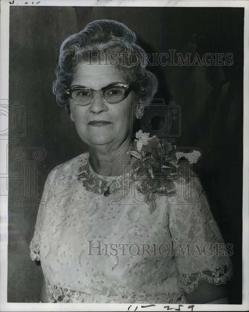 1967 Press Photo Hazel H. Andre royal matron of Mizpah Court No. 5- Historic Images