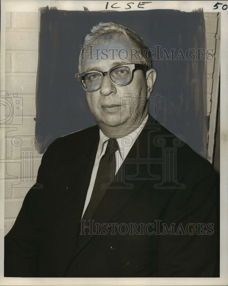 1968 Press Photo Maurice G Anderson president of Social Welfare Planning Council