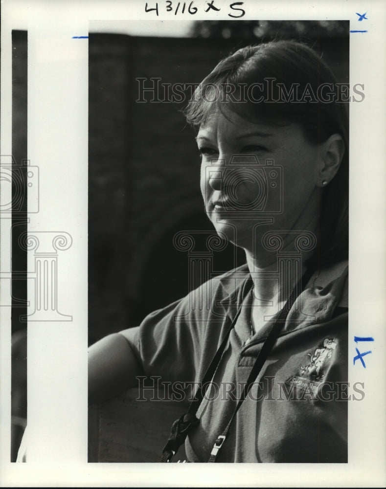 1988 Press Photo GNO Runners Association - Val Andrews, Race Director- Historic Images