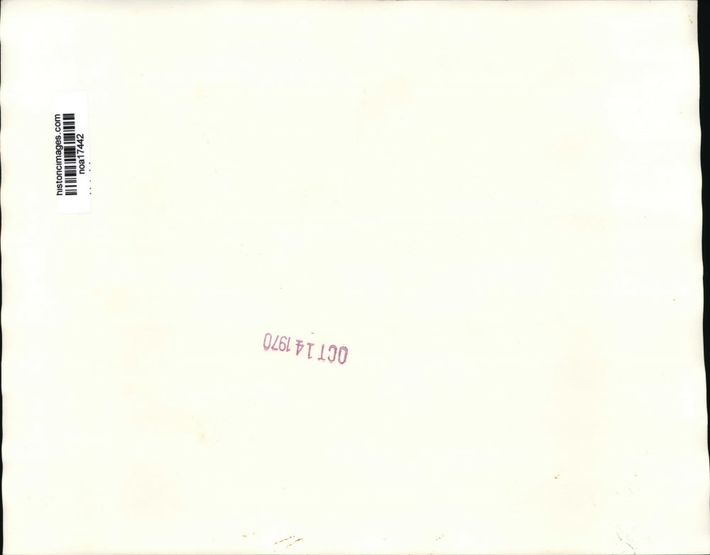 1970 Press Photo Vice President Spiro T. Agnew in Television Interview