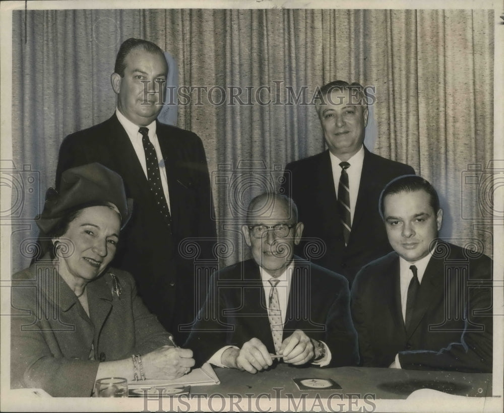 1966 Press Photo Greater New Orleans Hotel and Motel Association - Officers- Historic Images