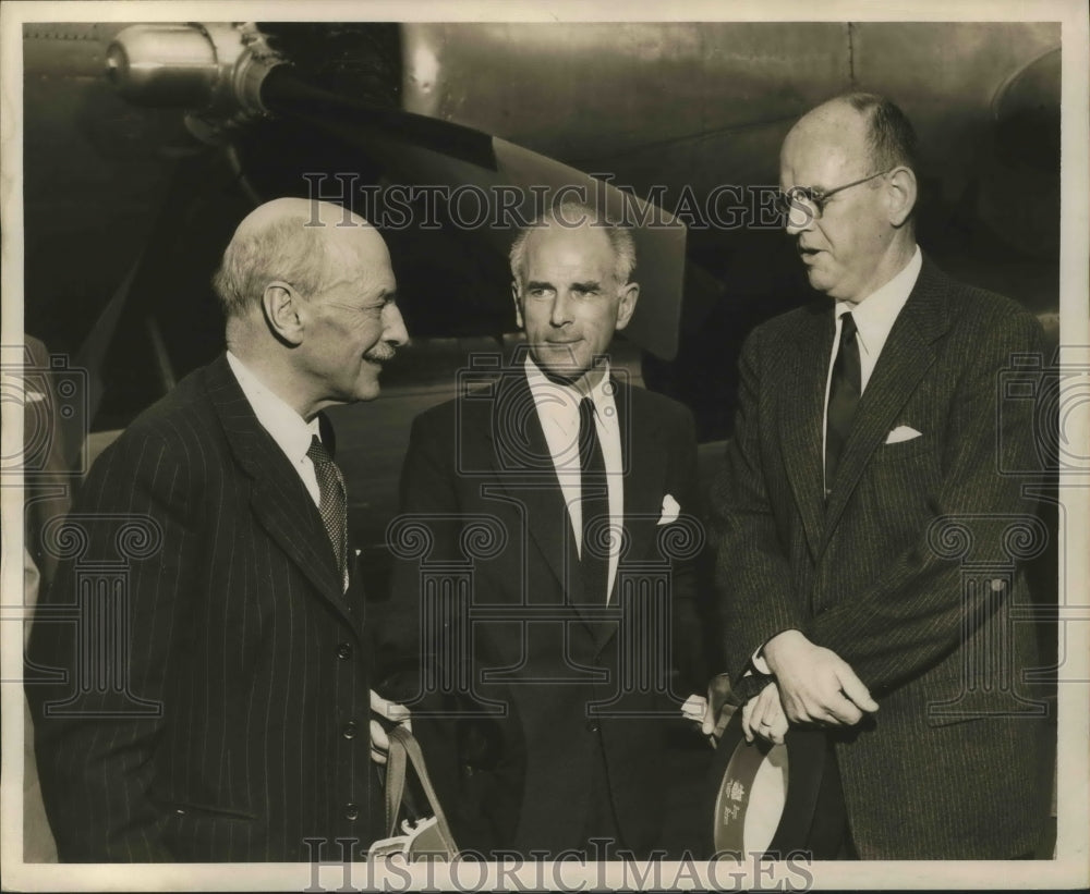  Press Photo Clement Attlee, Alastair George Maitland and Robert D. Hess- Historic Images