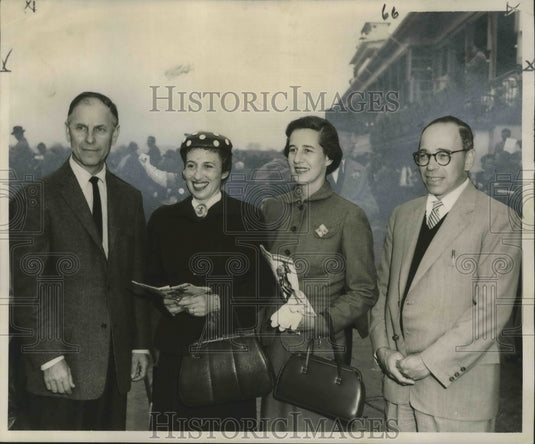  Press Photo Mr. & Mrs. Eugene Aschaffenburg with Mr. & Mrs. William Klee - Historic Images