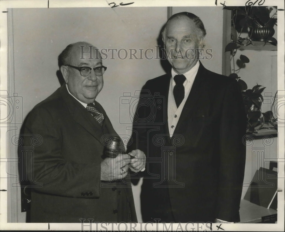 1972 Press Photo New Orleans Real Estate Board E. Aschaffenberg &amp; M. Rothchild