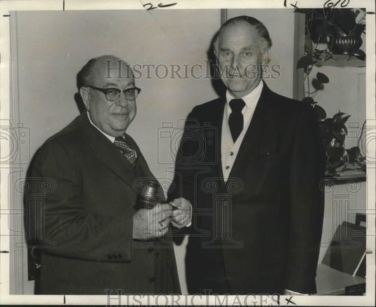 1972 Press Photo New Orleans Real Estate Board E. Aschaffenberg & M. Rothchild