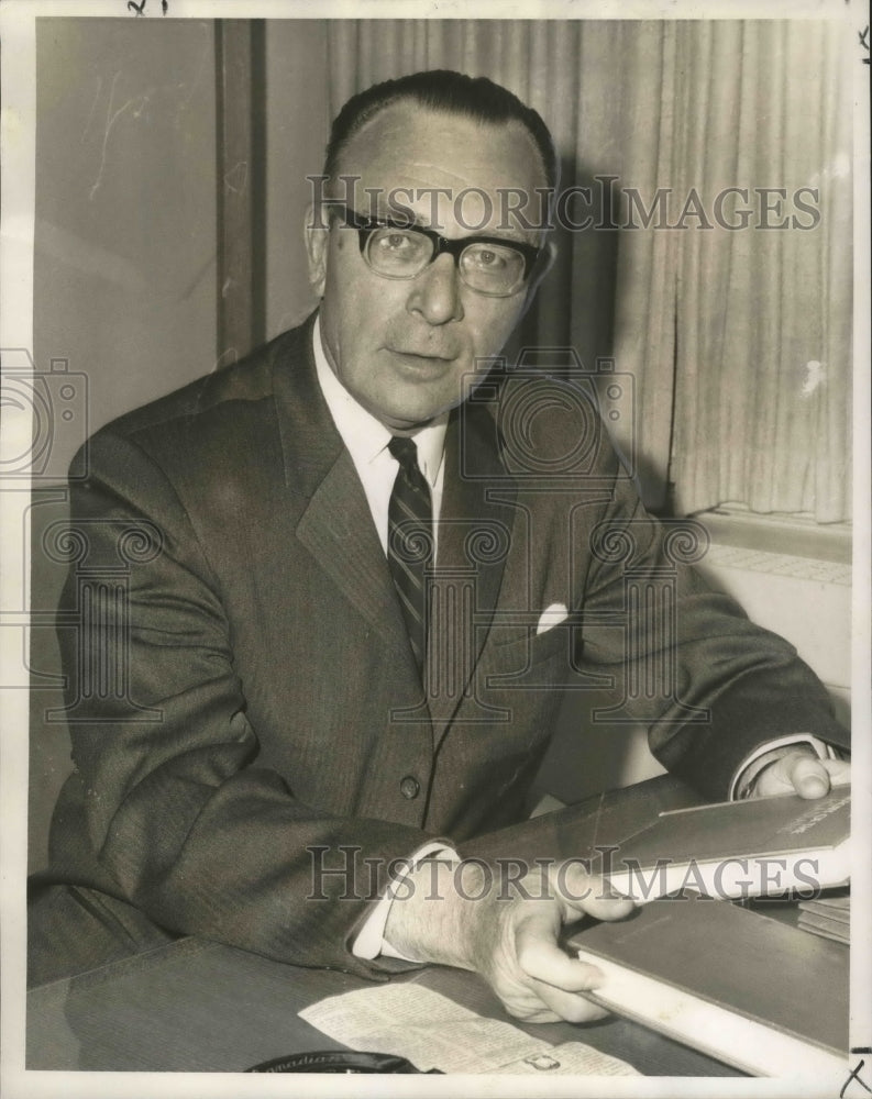 1966 Press Photo Bona Arsenault, Author of &quot;History of the Acadiens&quot; - noa18498