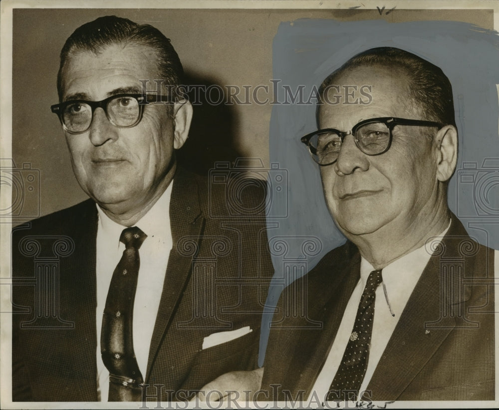 1962 Press Photo Carrollton Businessmen&#39;s Club - Jules M. Armstrong, President- Historic Images