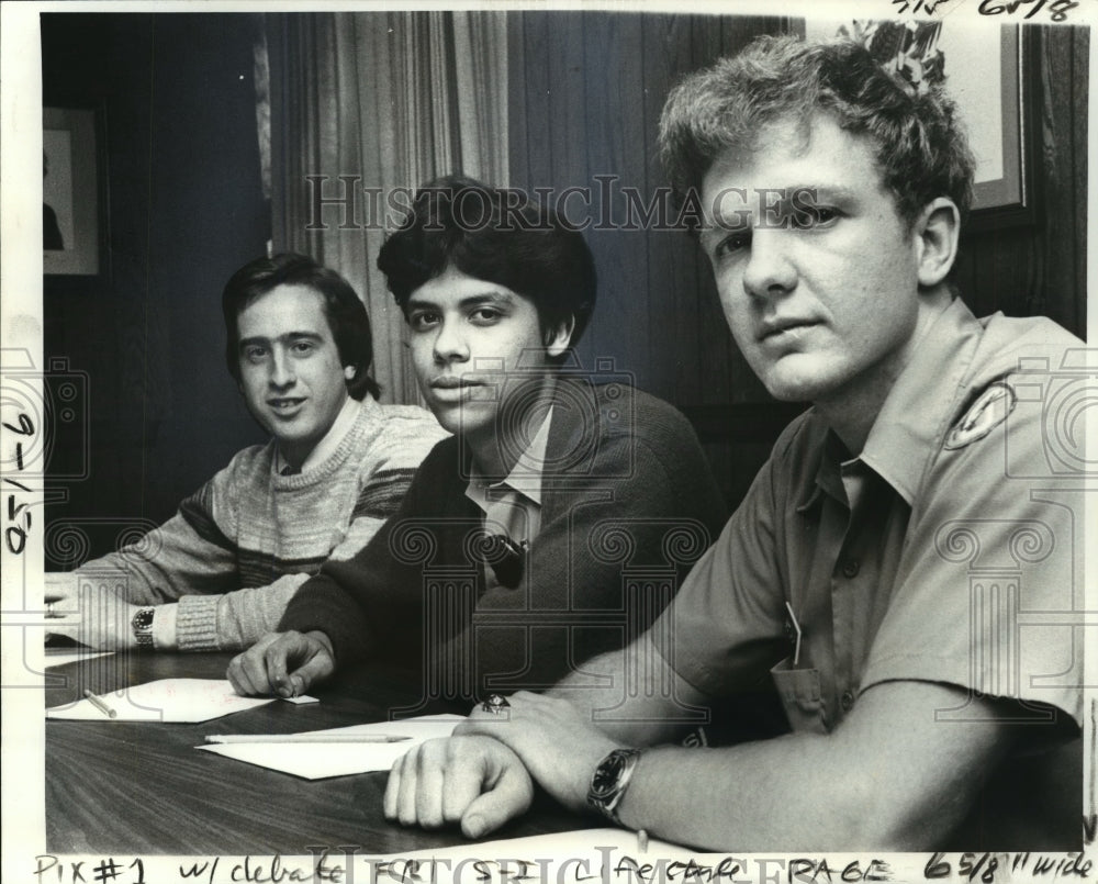  Press Photo Jesuit High School - Kevin Twohy, Moises Arriaga, Brett Giroit- Historic Images