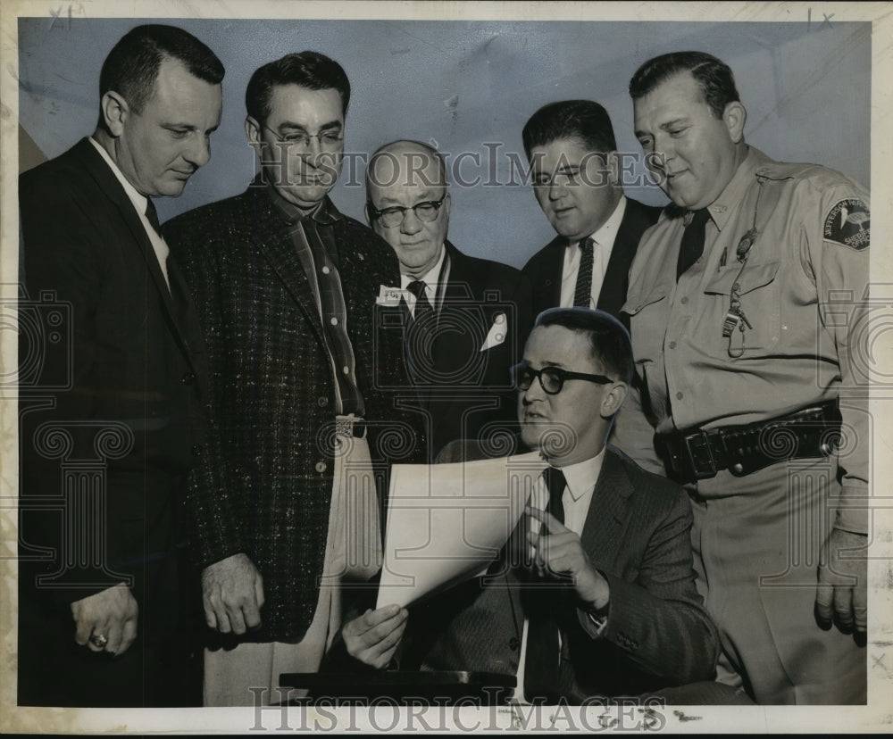 1960 Press Photo Representatives Complete LSU Law Enforcement Training Program- Historic Images