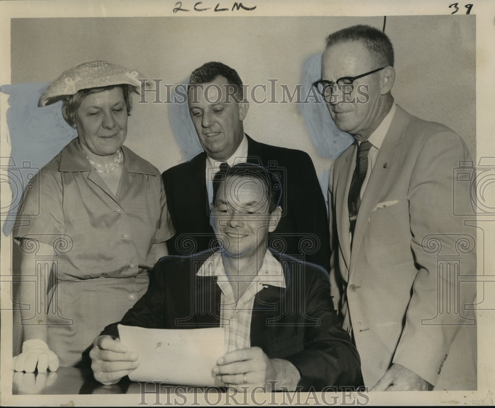 1959 Press Photo Louisiana State Federal Employees Union - Officers- Historic Images