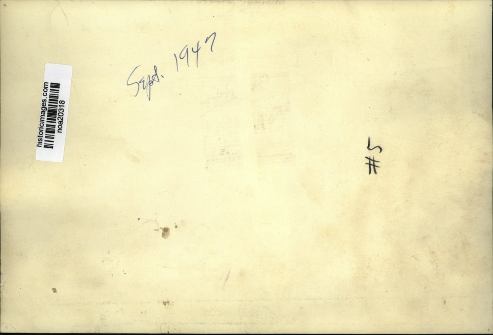 1947 Press Photo Flooding in the Streets of New Orleans, Louisiana - noa20318