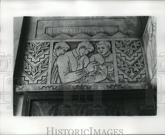1974 Press Photo Rabbit Design Detail in New Orleans Architecture - noa20373- Historic Images