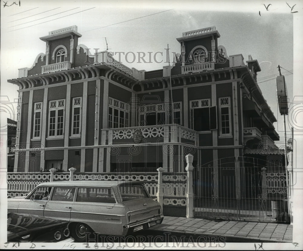 1967 Press Photo Aruba Dutch Style Architecture Restaurant Former Home