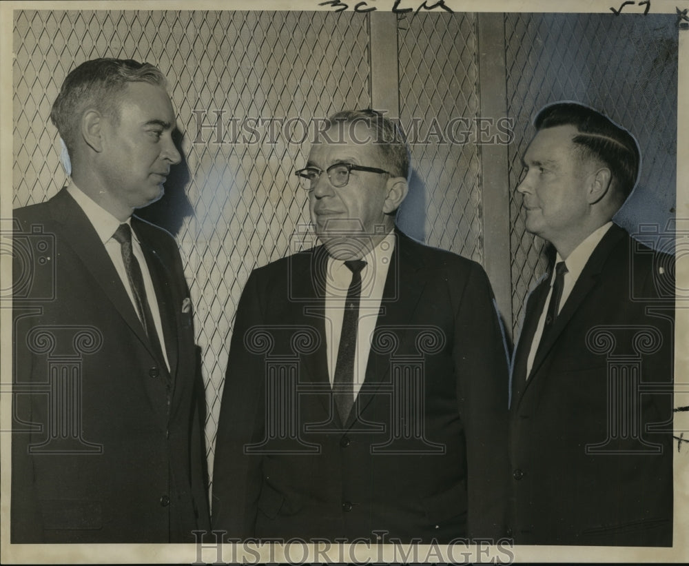 1966 Press Photo School Board Association- Roy Pace, Fulton Bacon, Allen Tillery- Historic Images