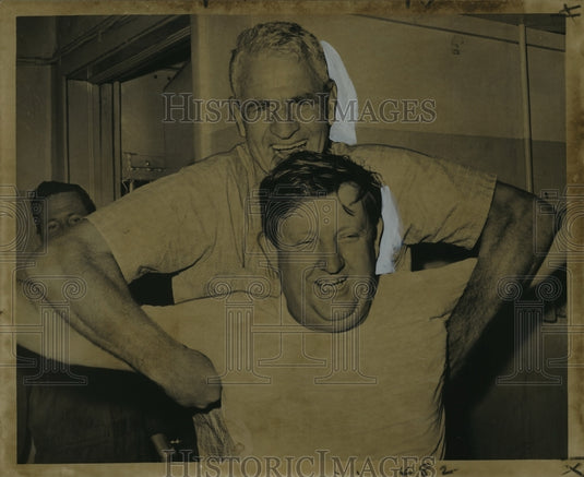 1963 Press Photo SS Atlantic Victory - Charles Karlsson, Stanley Wisniwski- Historic Images