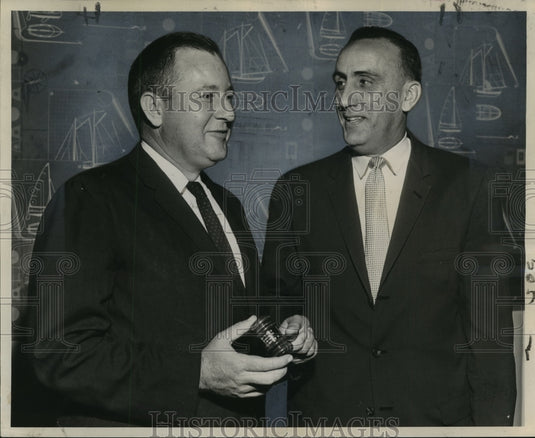 1961 Press Photo Robert L. Williford and Norman Anseman, Grocery Manufacturers