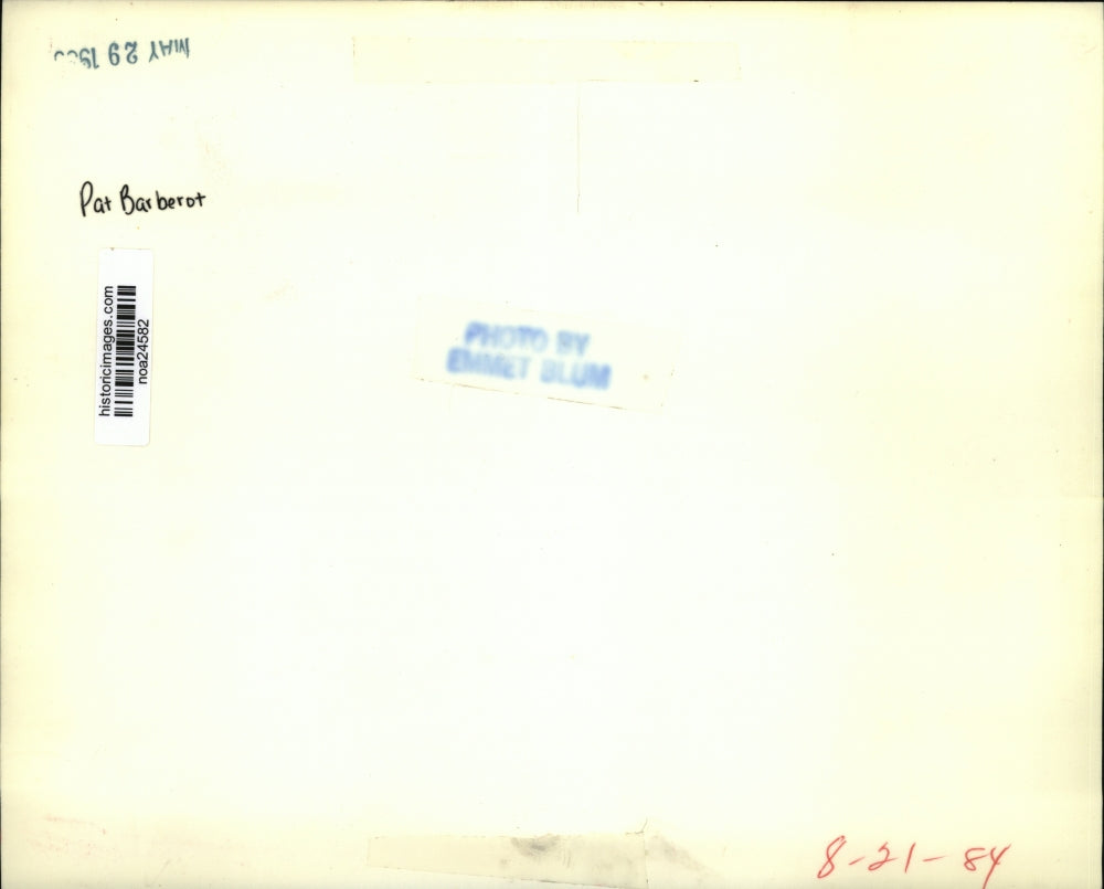 1984 Press Photo Pat Barberot Orchestra Playing Music for Dancers - noa24582