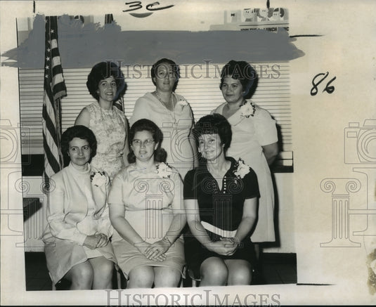  Press Photo Officers of the Marrero Middle School Parent-Teacher Association- Historic Images