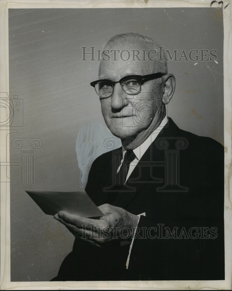 1963 Press Photo Central Louisiana State Hospital - Dr. Dorman Barber, Director