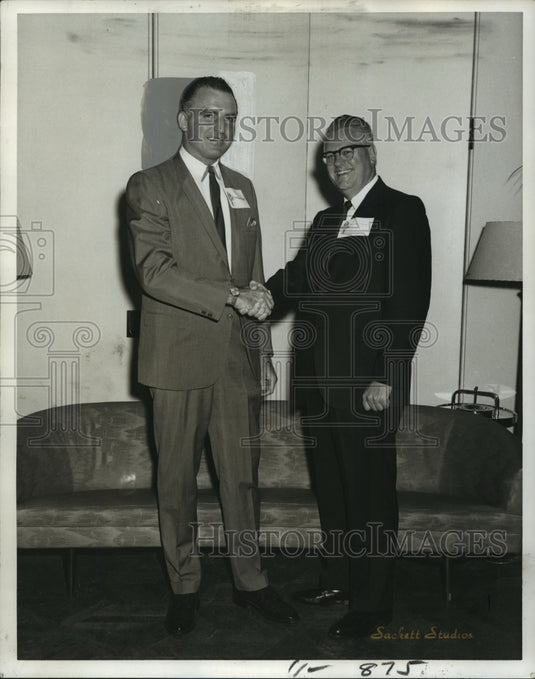 1967 Press Photo Herman F. Barbot, Treasurer for Muscular Dystrophy Drive
