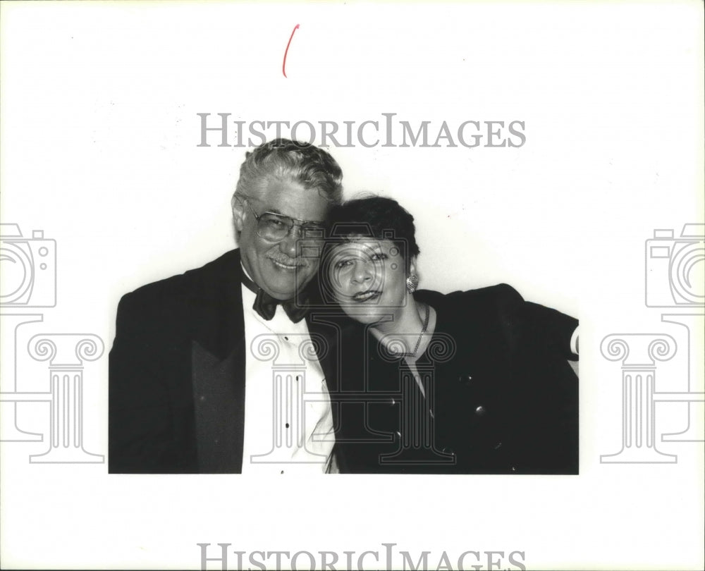  Press Photo New Orleans Mayor Sidney Barthelemy and Wife- Historic Images