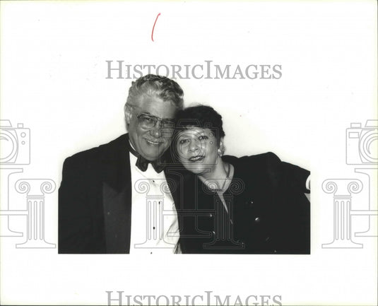  Press Photo New Orleans Mayor Sidney Barthelemy and Wife- Historic Images