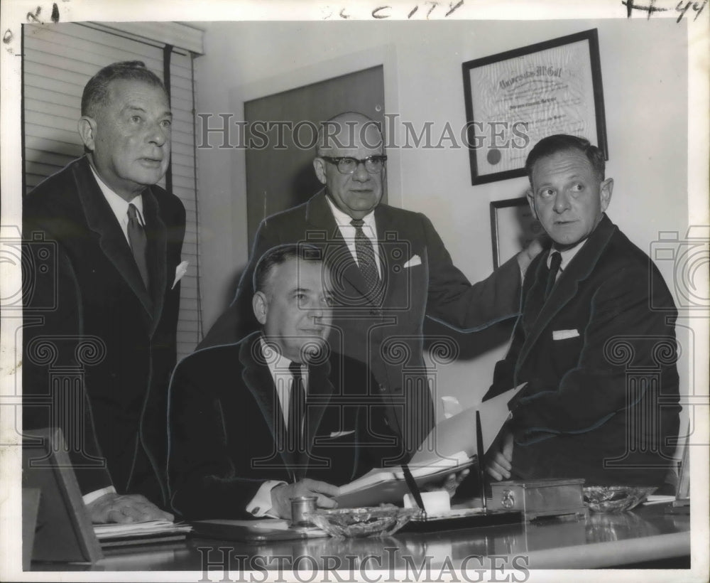 1962 Press Photo Officers of Touro Infirmary&#39;s Board of Managers- Historic Images