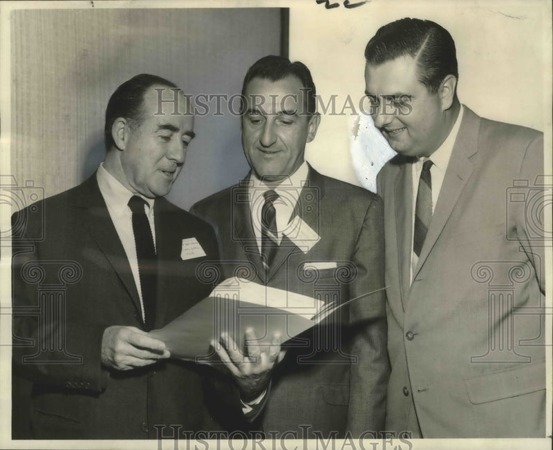 Load image into Gallery viewer, 1965 Press Photo Speakers at Southern Coffee Association Conference, New Orleans

