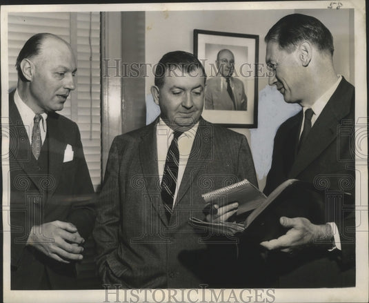 1958 Press Photo International House - Argentine and American Representatives- Historic Images