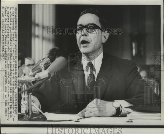 1967 Press Photo Joseph W. Barr, Undersecretary of the Treasury