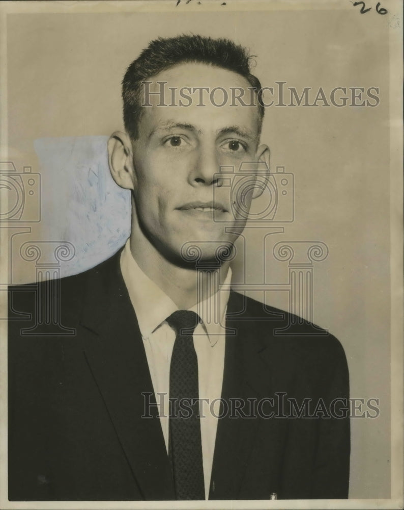 1962 Press Photo Reverend Walter L. Baker, Methodist Pastor- Historic Images