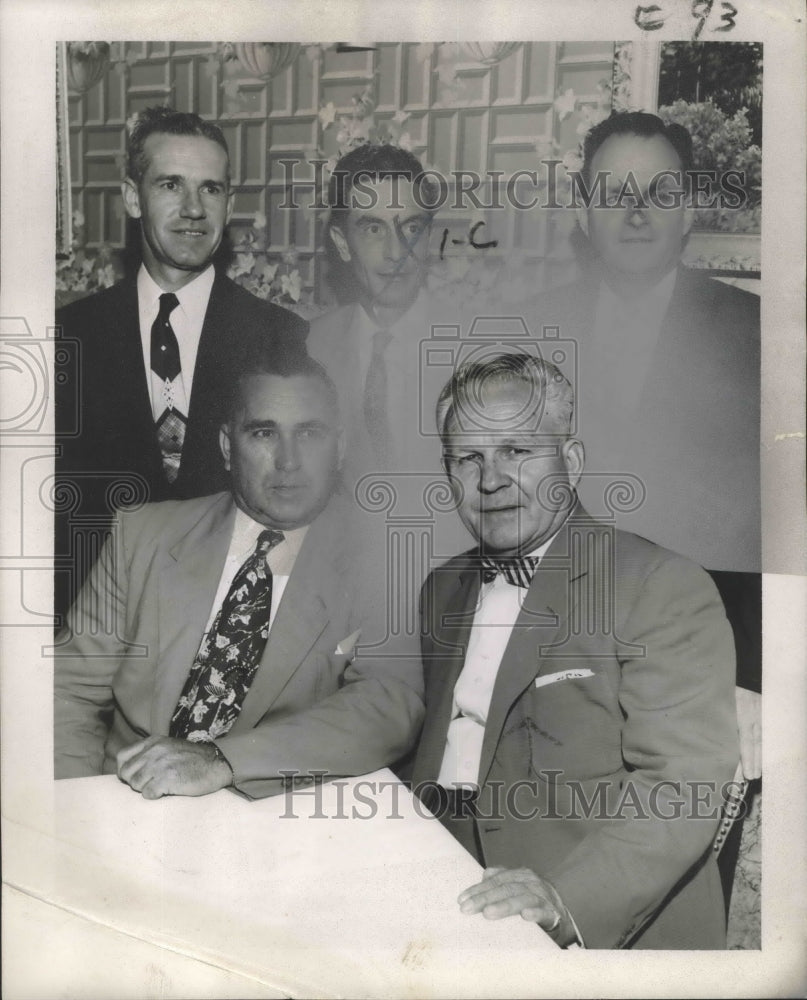 1956 Press Photo Officers, Association of Independent Electrical Contractors