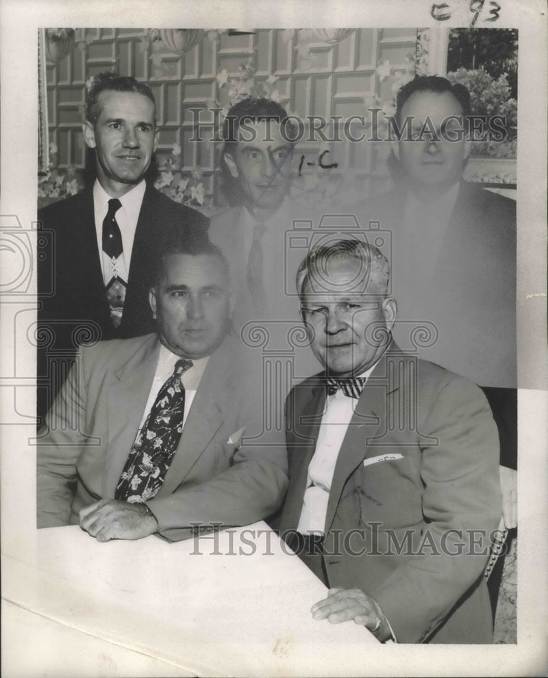 Load image into Gallery viewer, 1956 Press Photo Officers, Association of Independent Electrical Contractors

