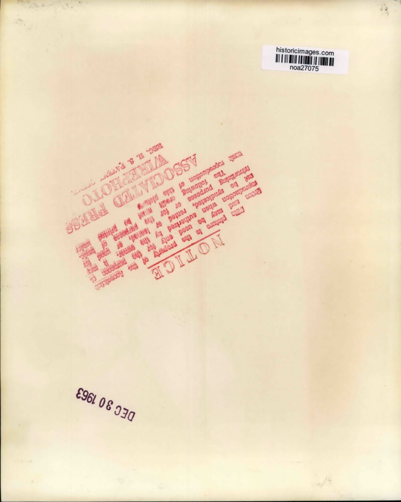 1963 Press Photo George W. Ball, Undersecretary of State, Johnson Administration