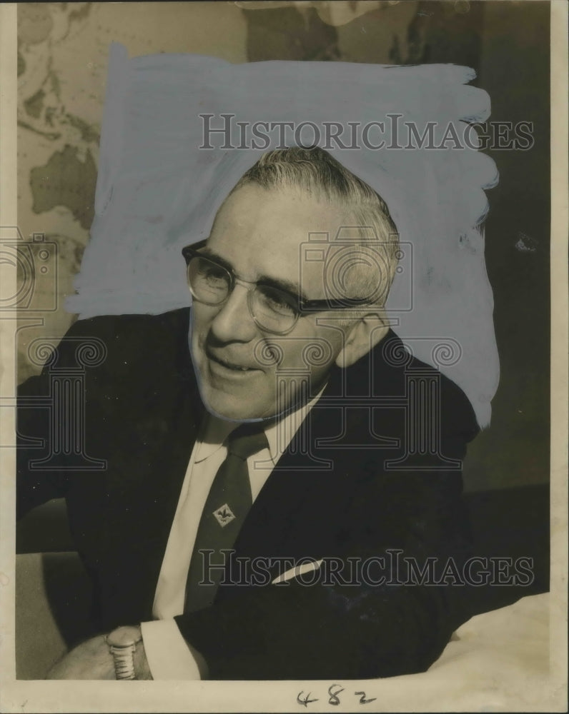 1957 Press Photo Judge Chris Barnette, New Orleans, Louisiana