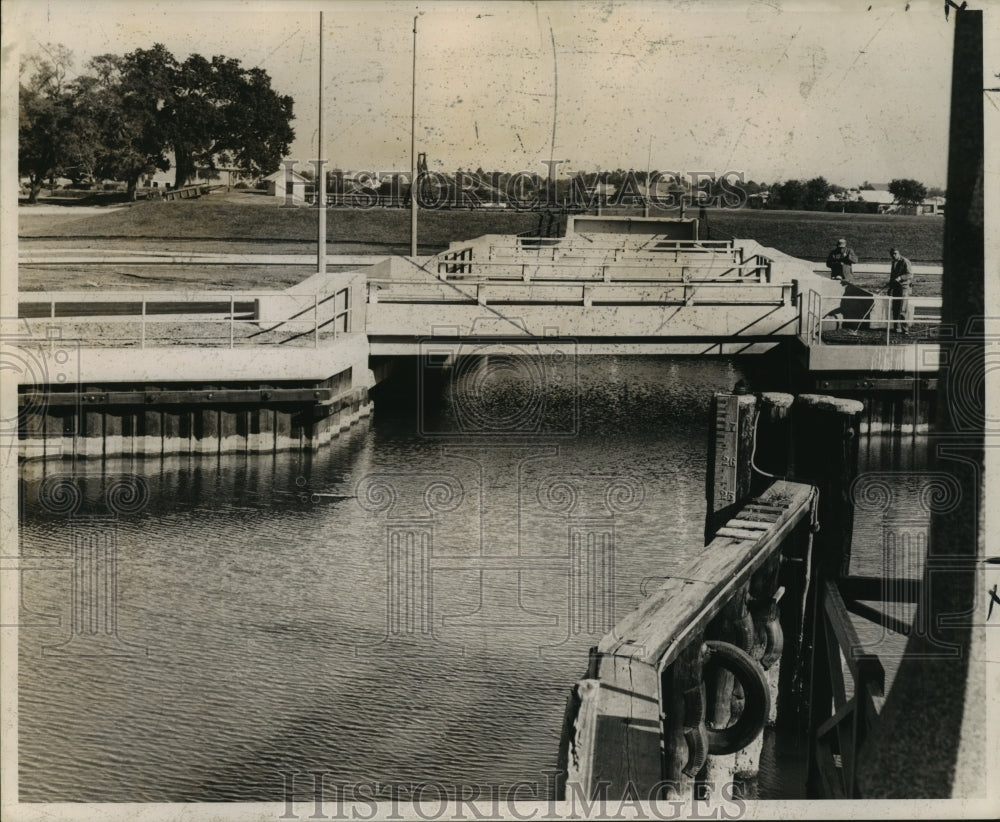 1961 Press Photo Bayou St. John - Bridge Over Bayou, New Orleans, Louisiana