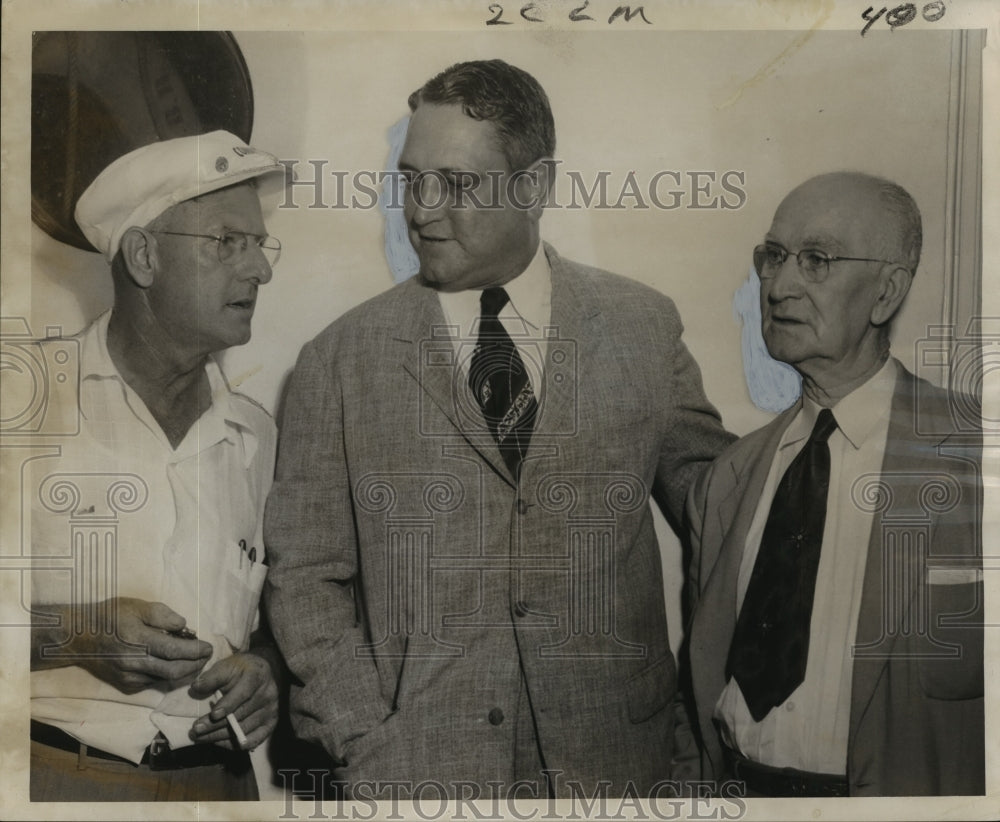 1955 Press Photo Members of Central Trades & Labor Council, Pontchartrain Beach- Historic Images