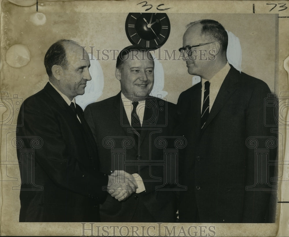 1969 Press Photo Port of New Orleans - Initiation of Board Officers