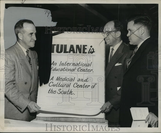 1952 Press Photo Tulane Educational Advancement Program - Alumni Officers- Historic Images