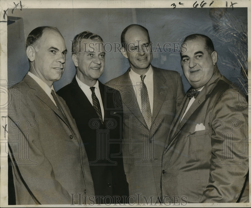 Load image into Gallery viewer, 1959 Press Photo New Orleans Aviation Board - Herbert Howell, Retiring Members
