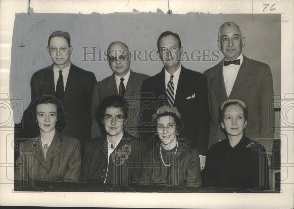 1954 Press Photo New board members of the Community Chest - noa35818- Historic Images