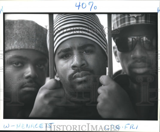 1993 Press Photo The rap group "Black Menace"- Historic Images