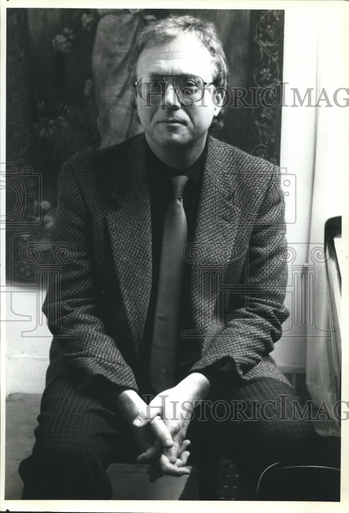 1990 Press Photo William Bolcom, winner of Pulitzer Prize for music 1998- Historic Images