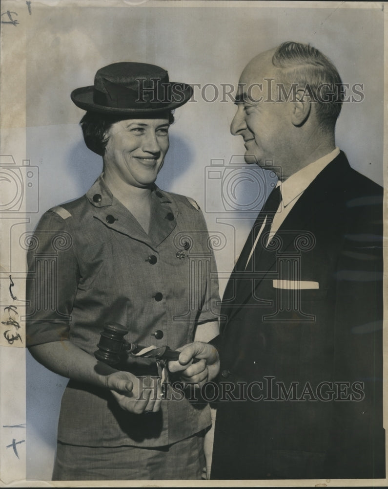 1965 Press Photo Mrs. J. A. Bisso II, Southeast Louisiana Girl Scout President- Historic Images