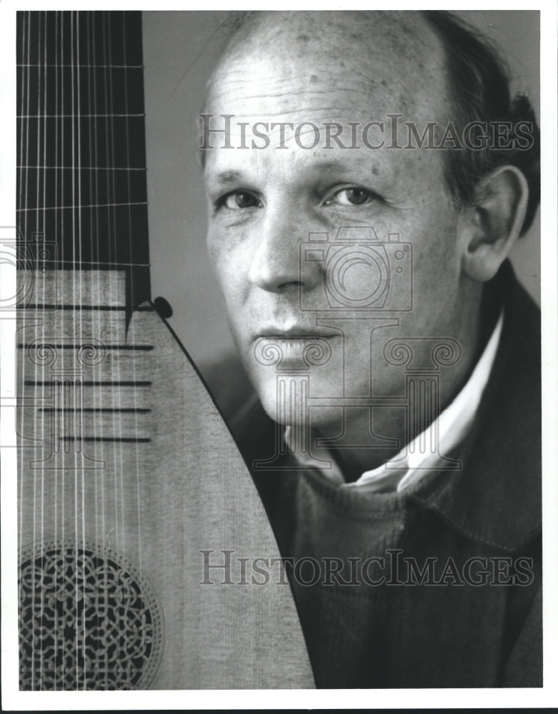 1992 Press Photo Musician Carver Blanchard pose for photo used for CD cover- Historic Images