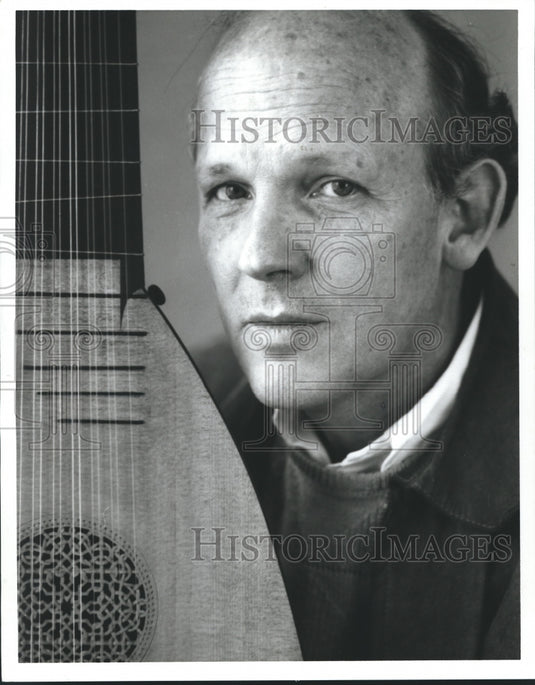 1992 Press Photo Musician Carver Blanchard pose for photo used for CD cover- Historic Images