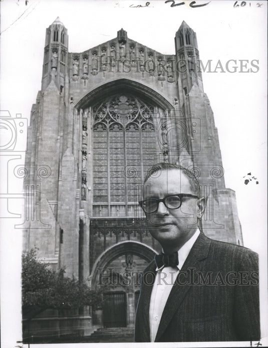 1966 Press Photo Morton Professor of American History Doctor Daniel J. Boorstin- Historic Images