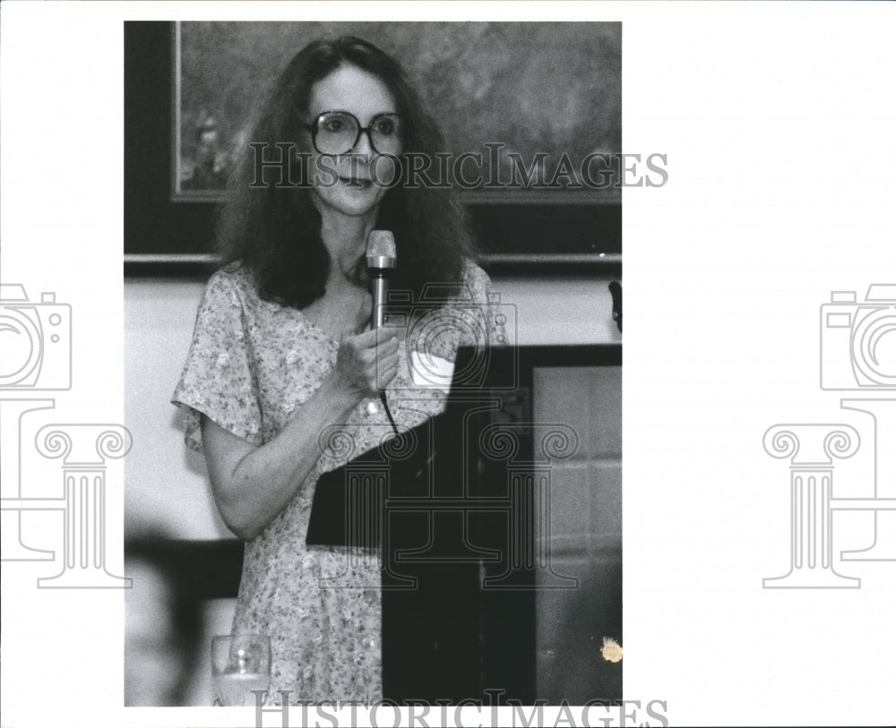  Press Photo Author Sheila Bosworth speaks at Walker Percy Symposium- Historic Images